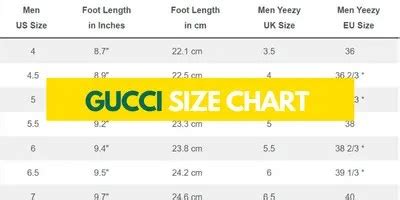 gucci size chart shoes women's|gucci shoe size chart youth.